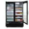 Maxx Cold Double Glass Door Merchandiser Refrigerator, Large, 54 in.W, 50 cu. ft., in Black MXGDM-50RBHC - alternate 4